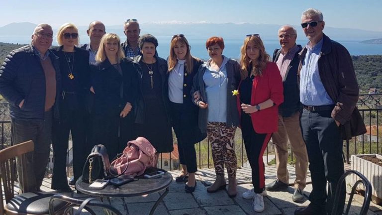 Τον Άγιο Βλάσιο επισκέφθηκε η υποψήφια δήμαρχος Βόλου, Νάνσυ Καπούλα