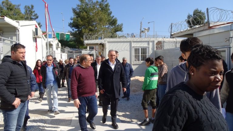 Ικανοποιημένος ο Μ. Κεφαλογιάννης από την προσπάθεια που γίνεται στο ΚΥΤ Μόριας