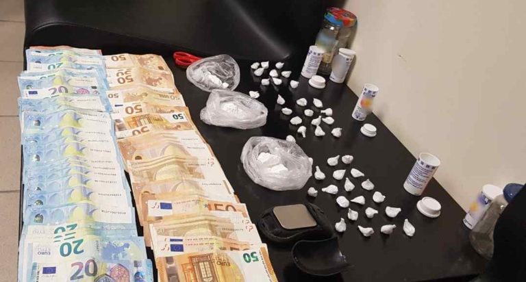 Ηράκλειο: Τρεις συλλήψεις για κατοχή και διακίνηση κοκαΐνης