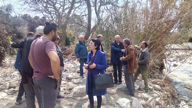 Αυτοψία Β. Βαγιωνάκη σε πληγείσες περιοχές του Σελίνου