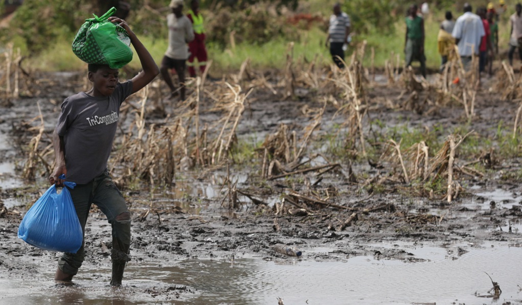 Aftermath of Cyclone Idai in Mozambique