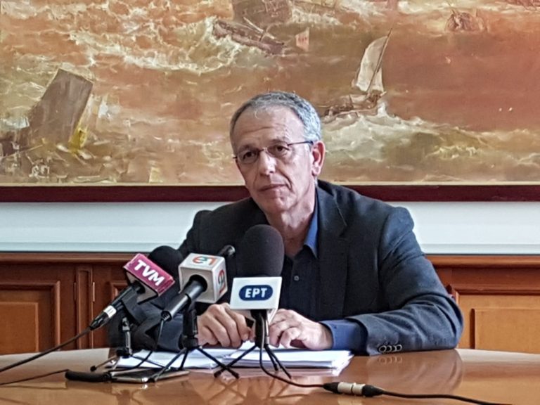 Στη Λέσβο ο αν. Υπουργός Εθνικής Άμυνας Πάνος Ρήγας