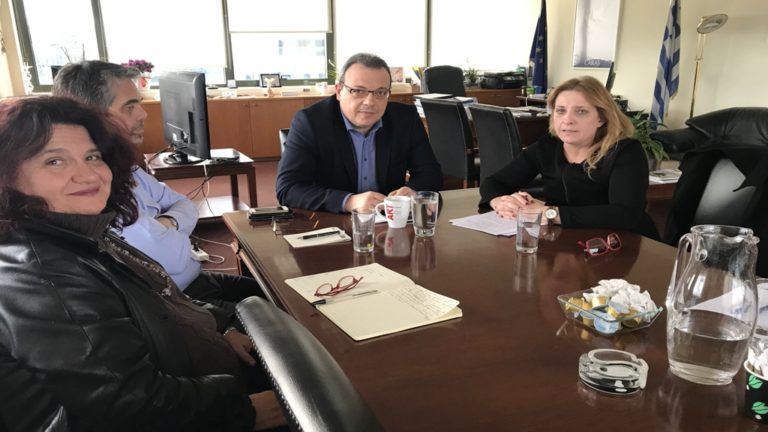 Συνάντηση Π.Βράντζα με τον Αναπληρωτή Υπουργό Περιβάλλοντος  Σ. Φάμελλο για τα έργα Αχελώου