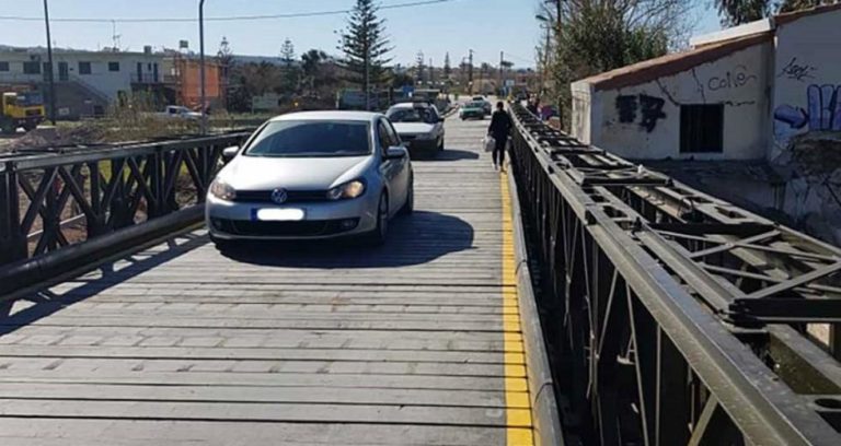 Αποκατάσταση κυκλοφορίας στη γέφυρα Πλατανιά