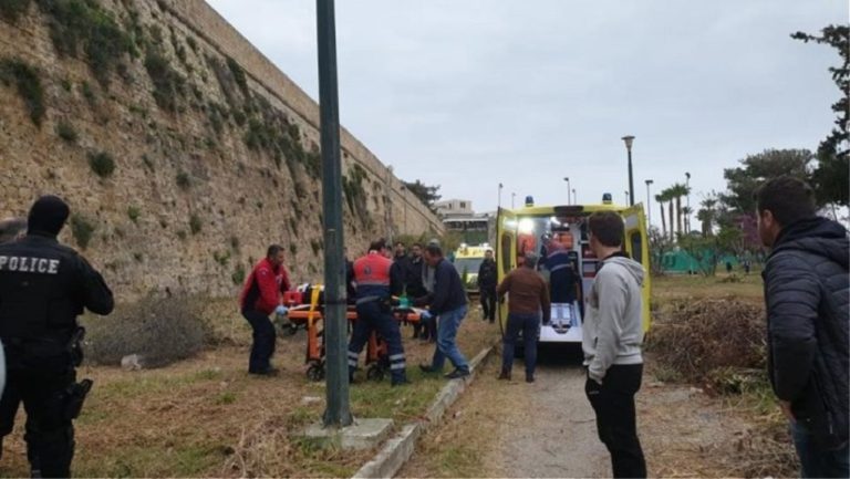 Ηράκλειο: Έπεσε από τα Ενετικά Τείχη