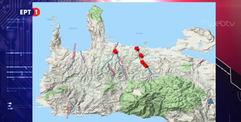 Κρήτη: Αλλαγές στο ανάγλυφο προκάλεσαν οι βροχές-«Μια φορά στα 500 χρόνια» το ύψος νερού τον Φεβρουάριο (video)