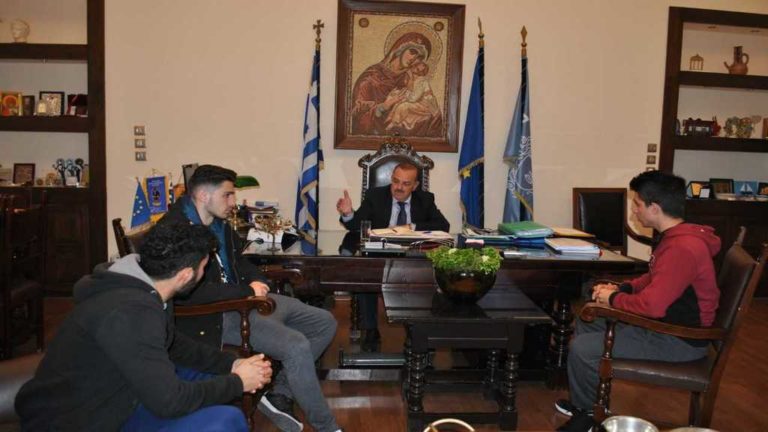 Στο δήμαρχο Ρόδου οι σπουδαστές της ΑΣΤΕΡ