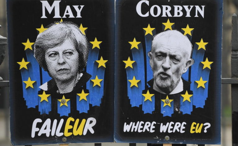 Brexit: Μέι-Κόρμπιν για συμβιβαστική πρόταση – Τι είπε ο Γιούνκερ στις Βρυξέλλες