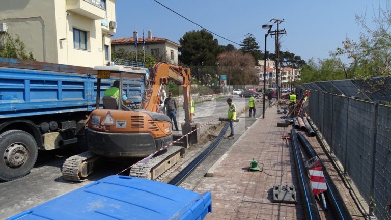 Πολύ νωρίτερα θα ολοκληρωθούν τα έργα στην προκυμαία Μυτιλήνης αλλά … χάνεται το έργο της Λαγκάδας