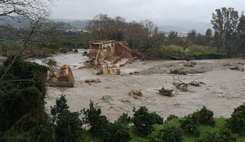 Εργασίες στον Αλικιανό για την στρατιωτική γέφυρα