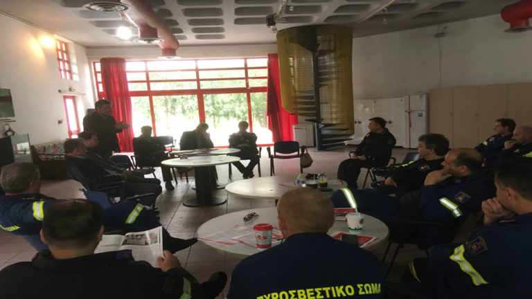 Περιοδεία Τ. Τσαπλέ και Α. Ριζόπουλου στην Πυροσβεστική, την «LYKOMITROS STEEL Α.Ε.» και την Π.Ε. Μαγνησίας