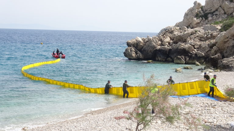 Πραγματοποίησαν άσκηση επιχειρησιακής ετοιμότητας με σενάριο την θαλάσσια ρύπανση