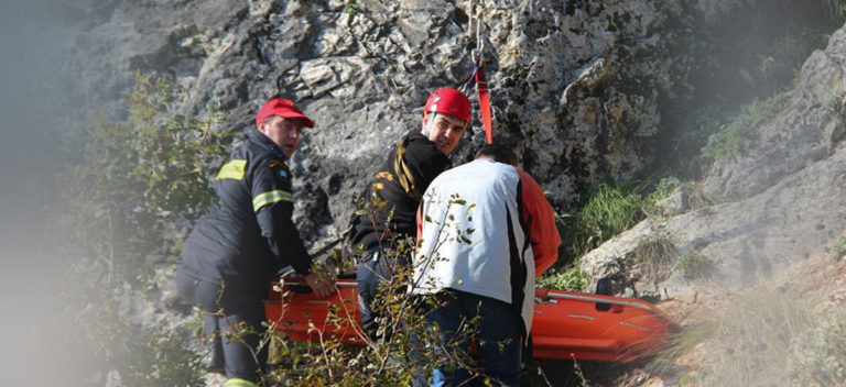 Χανιά: Πτώση ηλικιωμένου σε γκρεμό