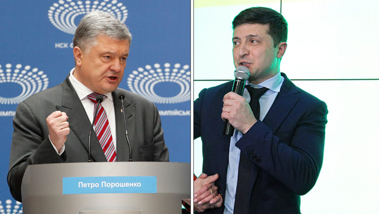 Ουκρανία: Το βράδυ το ντιμπέιτ Ποροσένκο-Ζελένσκι ενόψει του β΄ γύρου των προεδρικών