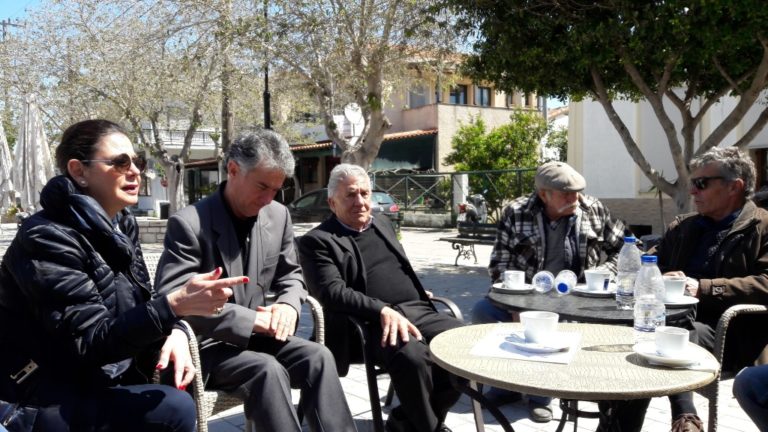 Συμπαράταξη Πολιτών, οι υποψήφιοι σύμβουλοι της Π.Ε. Χίου περιοδεία σε Φλάτσια, Νένητα