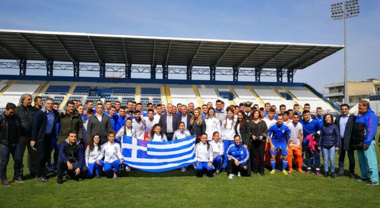 Φιλανθρωπικός αγώνας ποδοσφαίρου στο Αιγάλεω με συμμετοχή της Εθνικής Ενόπλων Δυνάμεων