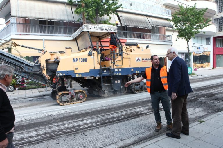 Αυτοψία Καλογιάννη σε έργα στη Λάρισα