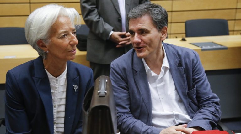 Η μερική αποπληρωμή του χρέους προς το ΔΝΤ στη συνάντηση Τσακαλώτου-Λαγκάρντ