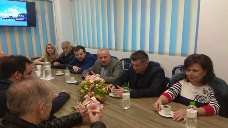 Στα γραφεία της ΝΟΔΕ ο Θοδωρής Ζαγοράκης