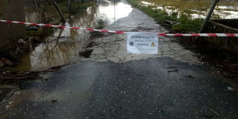 Ενίσχυση στον Δ. Οροπεδίου για τις ζημιές από την κακοκαιρία