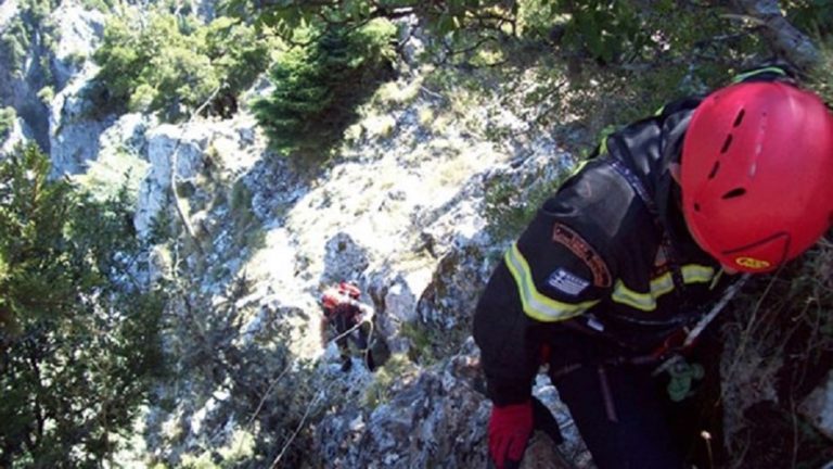 Επιχείρηση διάσωσης πέντε τουριστών σε φαράγγι