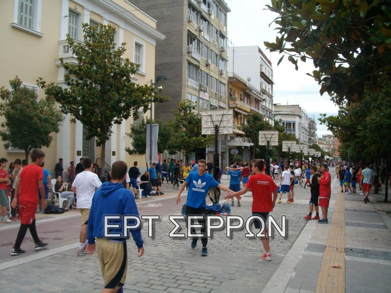 Τζάμπολ στο τουρνουά 3Χ3 στις Σέρρες