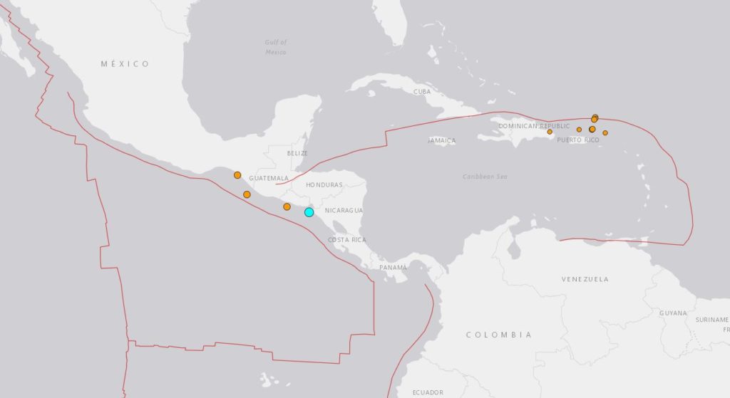 Σεισμός 5,7 Ρίχτερ έγινε αισθητός σε Ελ Σαλβαδόρ και Νικαράγουα
