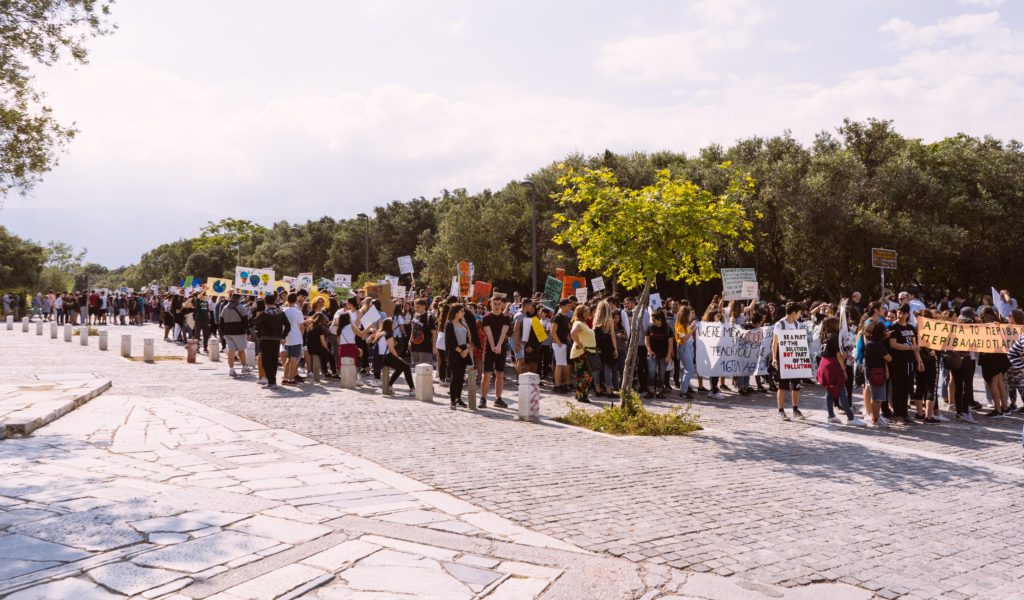 Τα σχολεία της Αθήνας διαδηλώνουν για το κλίμα