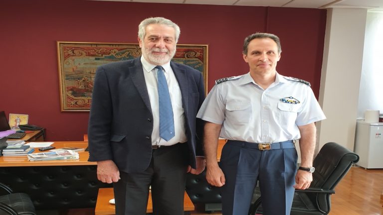 Συνάντηση του Δημάρχου Αλμυρού με το νέο Διοικητή της 111 Πτέρυγας Μάχης