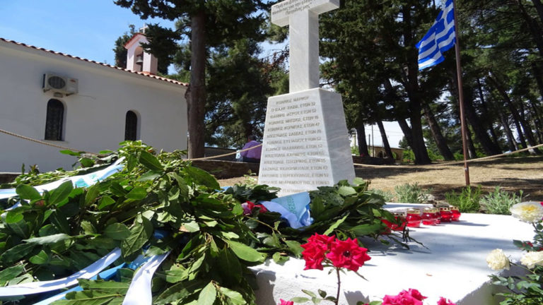 Αποκαλυπτήρια του μνημείου εκτελεσθέντων στη Συκή
