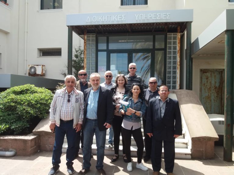 Περιοδεία Κώστα Αστυρακάκη σε δημόσιες υπηρεσίες της Μυτιλήνης