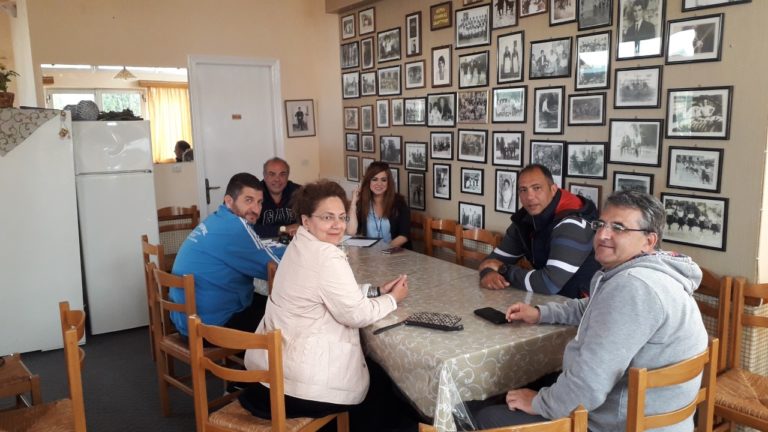 Συνάντηση Παναγιώτη Ζαφειρίου με τον Σύλλογο Κατοίκων Μόριας-Παναγιούδας
