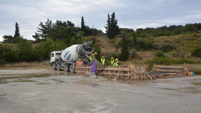Κατασκευάζεται ράμπα καθέλκυσης μικρών σκαφών στις Αλυκές