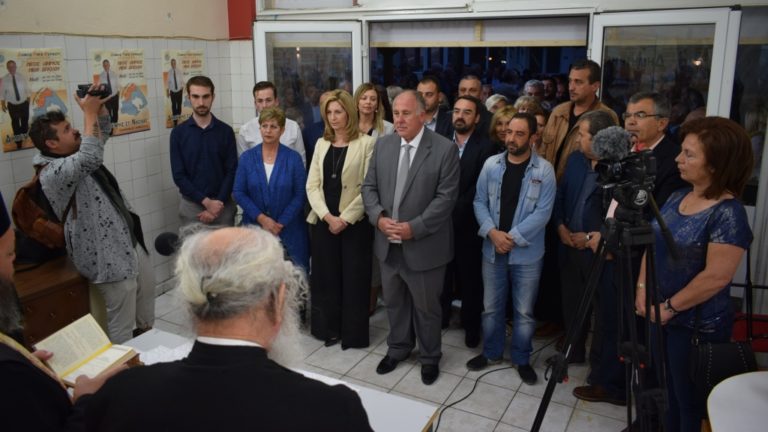 Εγκαινίασε το εκλογικό κέντρο του συνδυασμού του ο Δημ. Νασίκας