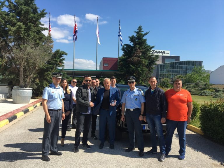 Δωρεά οχήματος στο Αστυνομικό Τμήμα Τεμπών