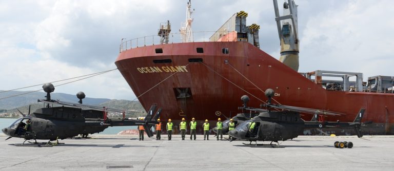 Έφθασαν στην Ελλάδα τα 71 νέα ελικόπτερα της Αεροπορίας Στρατού