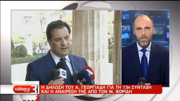 13η σύνταξη: Αποστάσεις Βορίδη από τις δηλώσεις Γεωργιάδη (video)
