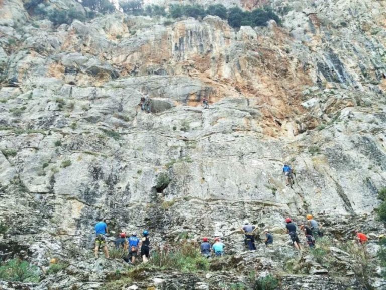 Αναρριχητική εξόρμηση  του Ε.Ο.Σ. Τρίπολης στη Νεστάνη