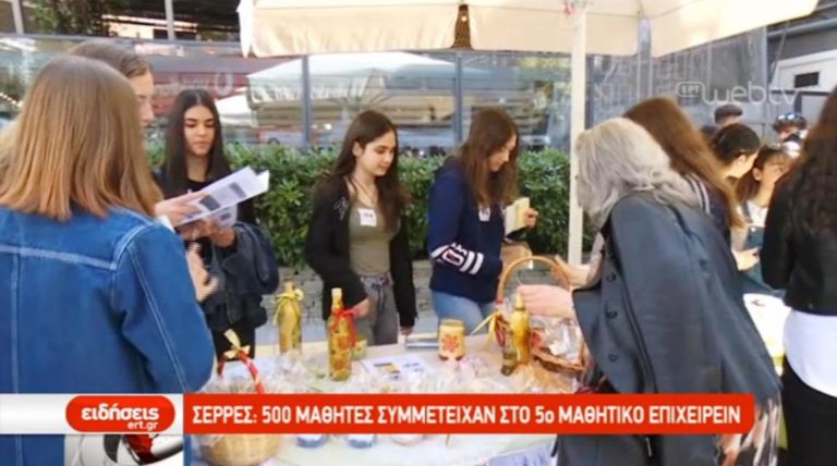 Σέρρες: 500 μαθητές συμμετείχαν στο 5ο μαθηματικό επιχειρείν (video)