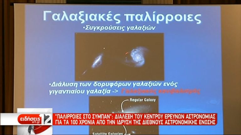 “Παλίρροιες στο Σύμπαν”: Διάλεξη του Κέντρου Ερευνών Αστρονομίας (video)
