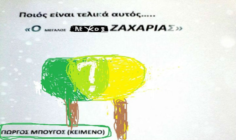 «Ο μεγάλος λευκός Ζαχαρίας» στο θέατρο «Άννα & Μαρία Καλουτά»