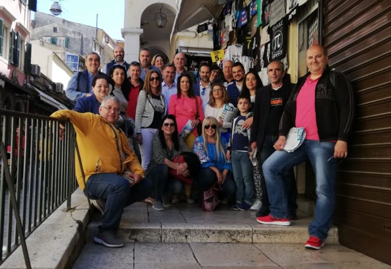 Κέρκυρα: Περιοδεία Υδραίου στην παλιά πόλη, συνάντηση με Αρχ. Καθολικών