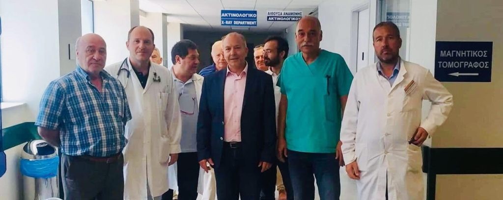 Κέρκυρα: Επίσκεψη Γκίκα στο νοσοκομείο