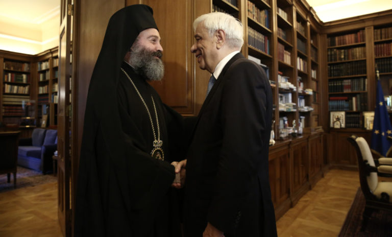 Το νέο αρχιεπίσκοπο Αυστραλίας υποδέχθηκε ο Πρ. Παυλόπουλος