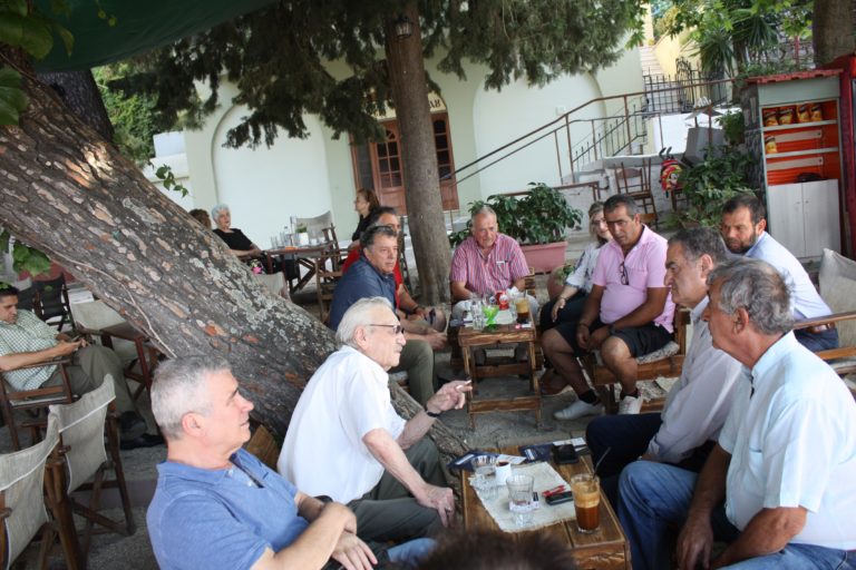 Σε χωριά της Μυτιλήνης ο Χ. Αθανασίου