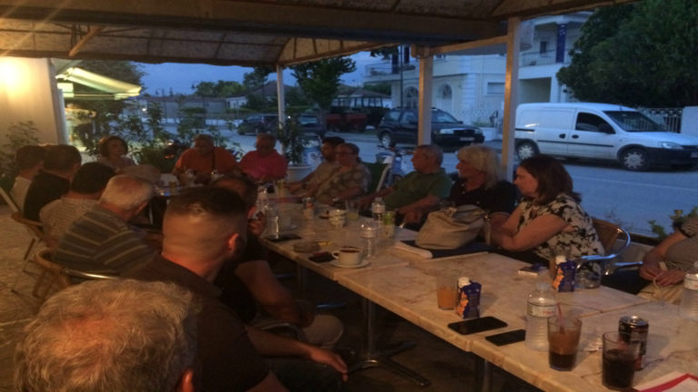 Κλιμάκιο του ΣΥΡΙΖΑ στο Στεφανοβίκειο