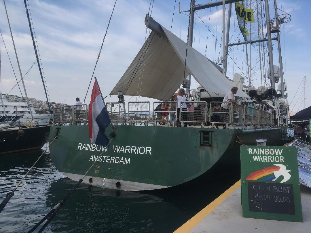 Το Rainbow Warrior στην Ελλάδα