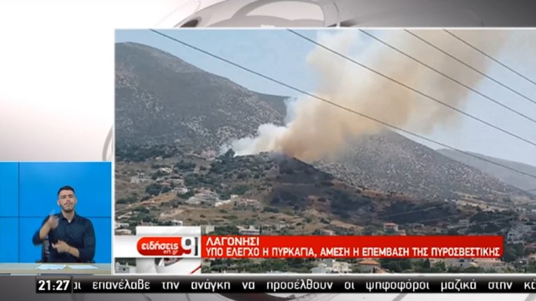 Υπό έλεγχο η πυρκαγιά στο Λαγονήσι