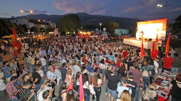Ψήφο για ισχυρό ΚΚΕ ζήτησε ο Κουτσούμπας