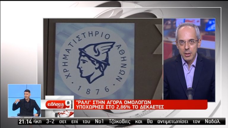 “Ράλι” στην αγορά ομολόγων-Υποχώρησε στο 2,86% το δεκαετές (video)